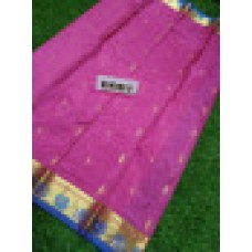 Sudarshan Pink Kanchipuram Silk Saree [सुदर्शन् पाटल काञ्चीपुरं कौशेय शाटिका]